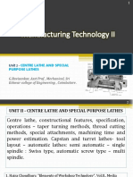 Unit II - Turning Machines - PDF