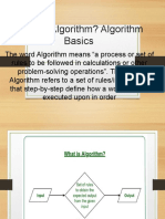 What Is Algorithm? Algorithm Basics