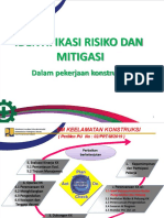 K3 Konstruksi - Identifikasi Risiko Mitigasi Dan Tanggap Darurat