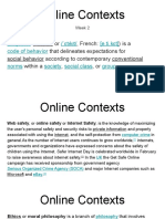 Online Contexts