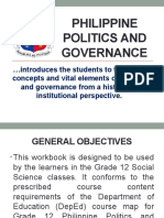 Philippine Politics and Governance