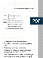 Information Systems & Decision Support: Computer Support of Decision Making Is All-Pervasive