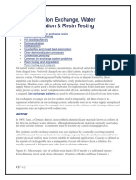 Chapter 08 - Ion Exchange, Water Demineralization & Resin Testing