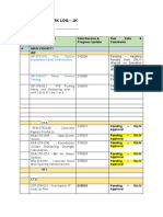 JK & HJ - Structural WORK LOG