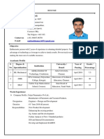 ResumeP SanthoshKumar