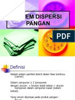 Sistem Dispersi Bahan Pangan