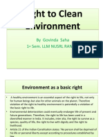 Right To Clean Environment