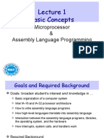 Basic Concepts: Microprocessor & Assembly Language Programming