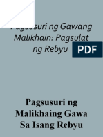 No. 4 - Pagsusuri NG Malikhaing Gawa Sa Isang Rebyu