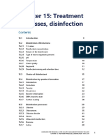 Drinking-Water Guidelines - Chapter 15 Treatment Processes Disinfection