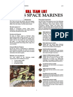 Kill Team List Chaos Space Marines v30