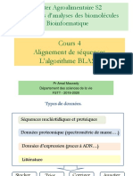 Cours 4 Alignement BLAST