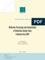 Reflection Processing and Interpretation of Refraction Seismic Data, Extension Area 2007
