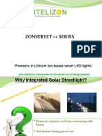 Zonstreet ++ Series: Pioneers in Lithium Ion Based Smart LED Lights'