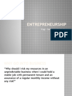 Entrepreneurship: Engr. Carla May C. Ceribo