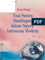 Antologi Esai Sastra Bandingan Dalam Sastra Indonesia Modern (2002)