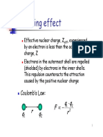 Shielding Effect and Periodic Trends