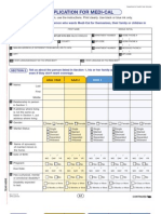 Application For Medi-Cal: To Complete This Form, Use The Instructions. Print Clearly. Use Black or Blue Ink Only