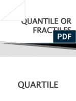 7 - Quantiles or Fractiles