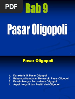 Pasar Oligopoli Pdf