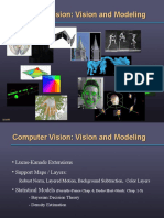 Computer Vision: Vision and Modeling