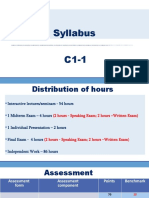 Syllabus C1-1
