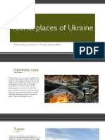Tourist Places of Ukraine: Performed by A Student of 11-A Class: Myroslav Bilan