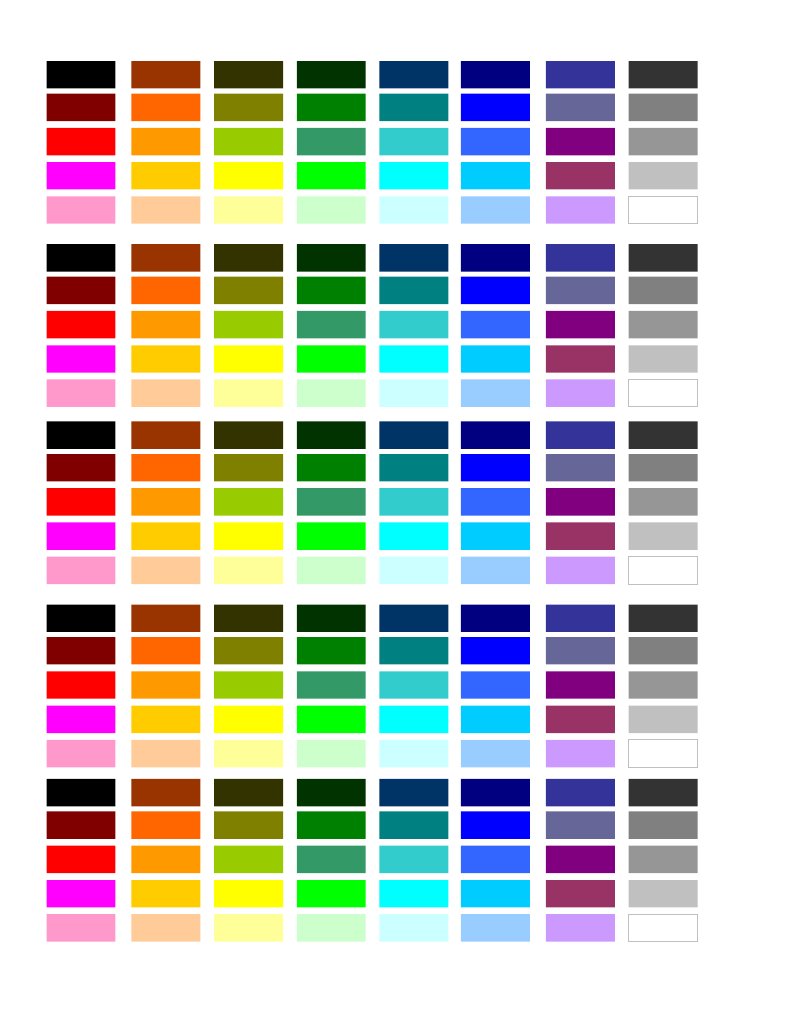 Gambar untuk tes warna printer vrogue co