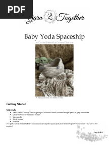 Baby Yoda Spaceship: Getting Started