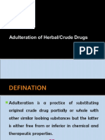 Adulteration of Drugs