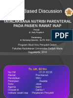 Book Reading Nutrisi Parenteral DR Pita