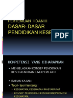 Dasar Pendidikan Kesehatan