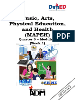 Music, Arts, Physical Education, and Health (Mapeh) : Quarter 3 - Module 1 (Week 1)