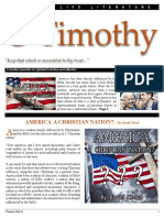 O Timothy: America A Christian Nation?