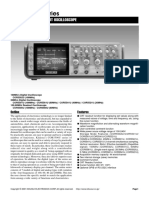 COR5500U Series: Digital and CRT Readout Oscilloscope