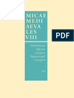Mica E M Edi Aeva LES Viii: Fiatal Történészek Dolgozatai A Középkori Magyarországról És Európáról