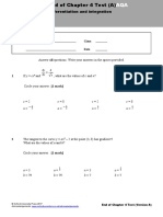 Differentiation and Integration: Name Class Date