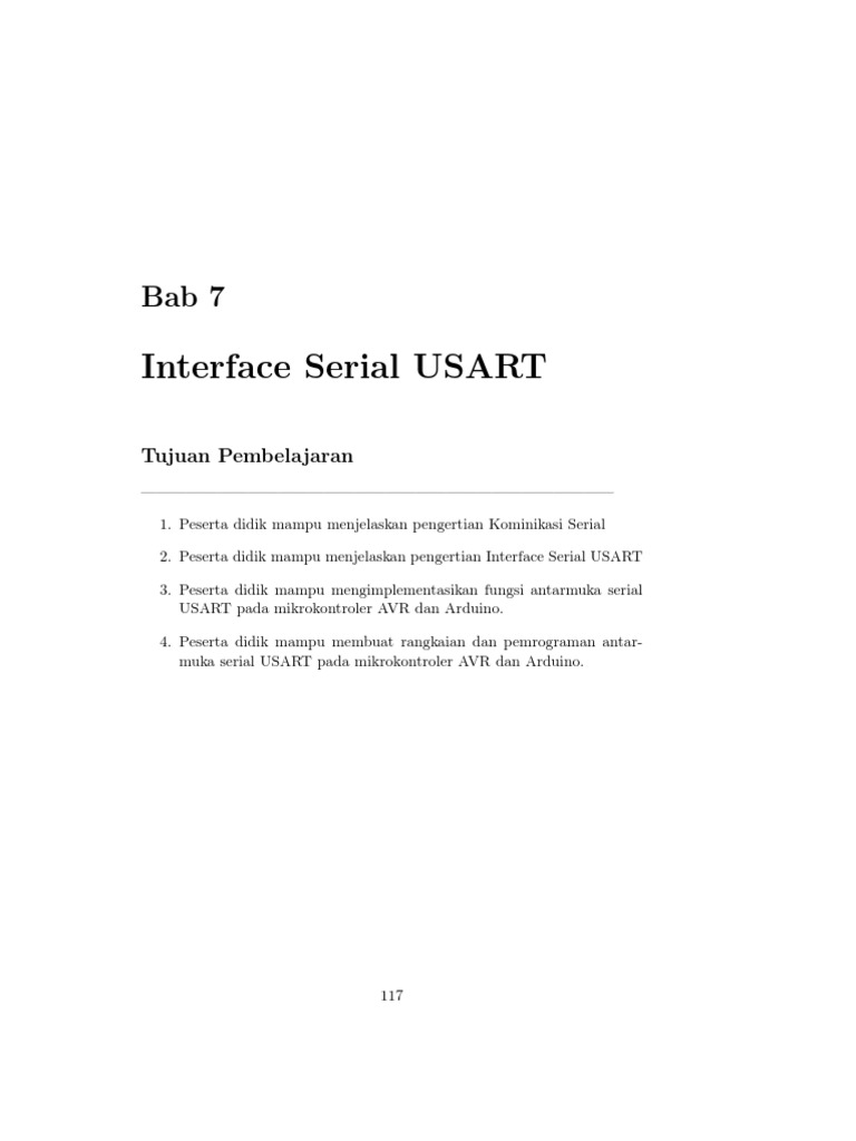 Belajar Interface Serial USART | PDF | Komputer