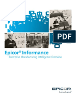 Epicor Informance: Enterprise Manufacturing Intelligence Overview