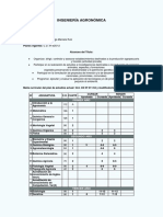 Ingeniería Agronómica