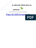 Exemple de Métré PDF