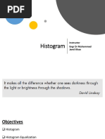 Histogram: Instructor Engr DR Muhammad Jamil Khan