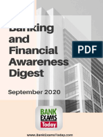 Banking and Financial Awareness Digest September 2020