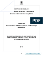 Documento Orientador RIA V2. 2019