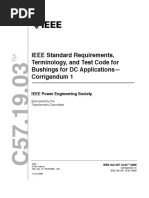 IEEE Standard Requirements, Terminology, and Test Code For Bushings For DC Applications - Corrigendum 1