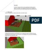 Project Description - Outdoor Patio