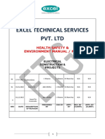 Excel Technical Services Pvt. LTD: Health Safety & Environment Manual / Plan