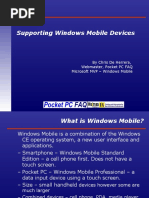 Supporting Windows Mobile Devices: by Chris de Herrera, Webmaster, Pocket PC FAQ Microsoft MVP - Windows Mobile