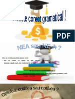 Vorbește Corect Gramatical ! - Proiect