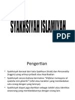 Syakhsiyah Islamiyah